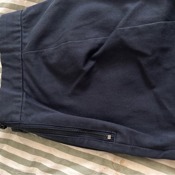 Everlane Blue The Size Zip Stretch Cotton Work Career Pants. - Picture 3 of 3